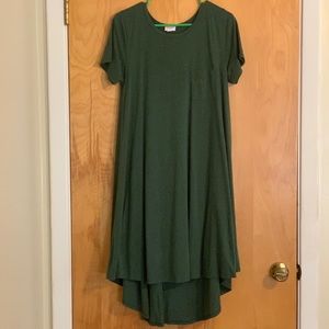 EUC LuLaRoe Carly Green Sz M (10/12)
